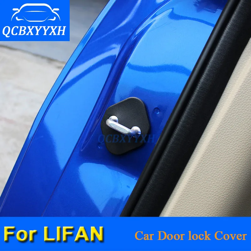 4Pcs/lot ABS Car Door Lock Protective Covers For Lifan X50 X60 620 720