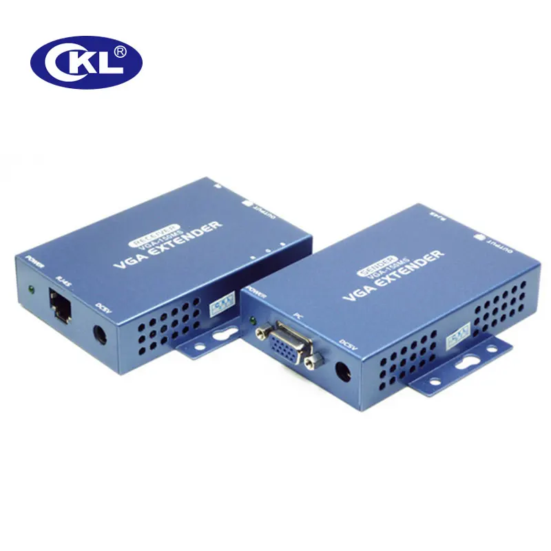

CKL Up to 492 feet/150m over Cat5e VGA Extender Support Audio with 1.5m cable (metal Case)