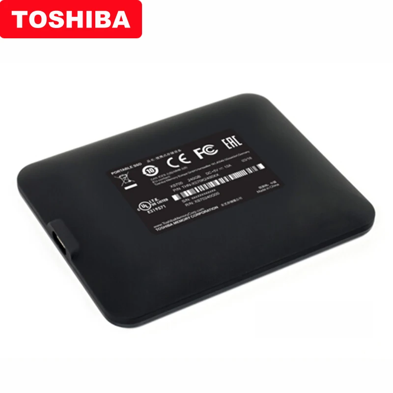 Toshiba XS700 внешний твердотельный накопитель портативный SSD 480 Гб USB 3,1 высокоскоростной тип-c Переносной жесткий диск зашифрованный SSD