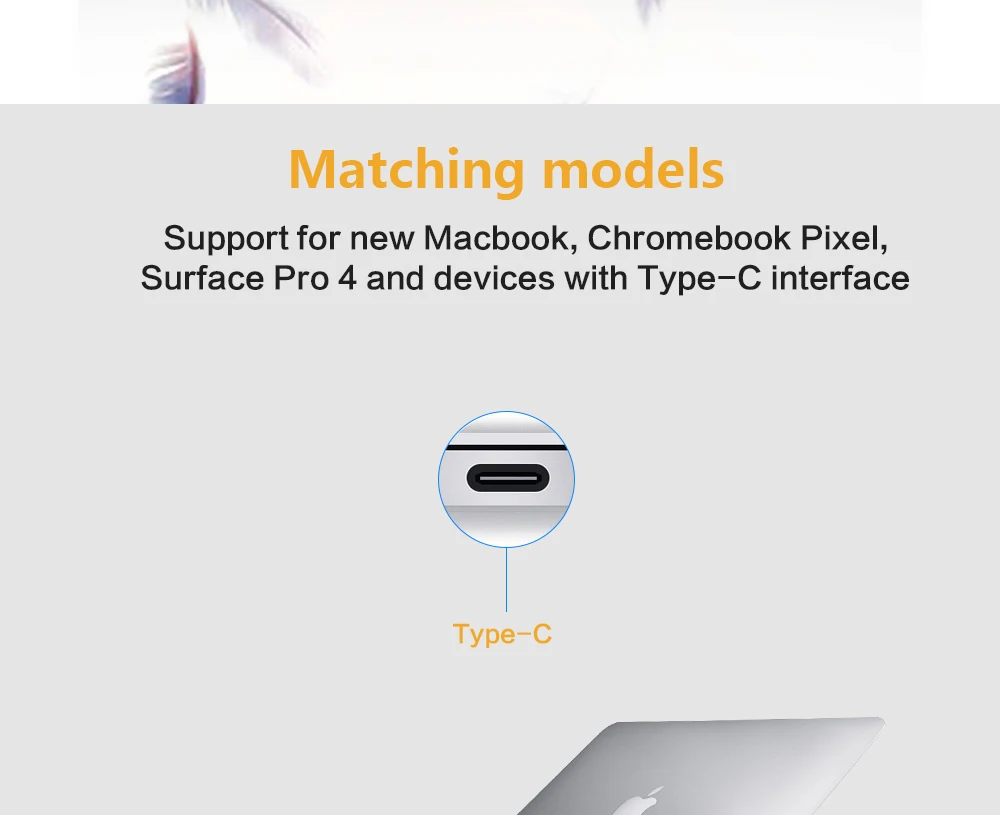 Высокое разрешение type-c 3,0 к HDMI/кард-ридер/концентратор адаптер 5 Гбит/с для нового Macbook Chromebook Pixel Surface Pro 4 Поддержка 4K