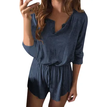 

2019 Spring Modern Lady Single V -cut Sexy Body Trim Nice Sweet Body For Casual Women Streetwear