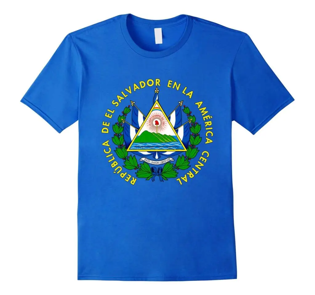 

Funny Men T Shirt Women Novelty Tshirt El Salvador Flag Logo Shirt T Shirt