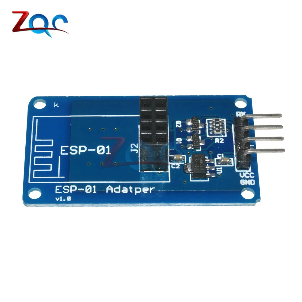 ESP8266 серийный WiFi беспроводной ESP-01 модуль адаптера 3,3 V 5V совместимый для Arduino