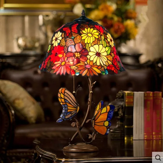 European style garden warm romantic butterfly living room retro bedroom