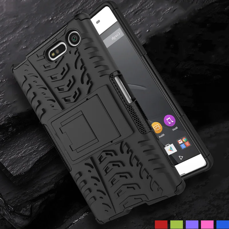 

SEASHORE Silicone + PC Case sFor SONY Xperia X Compact Rubber Hard Cover Case For Sony X / X Compact Cover cell Phone Bag Cases