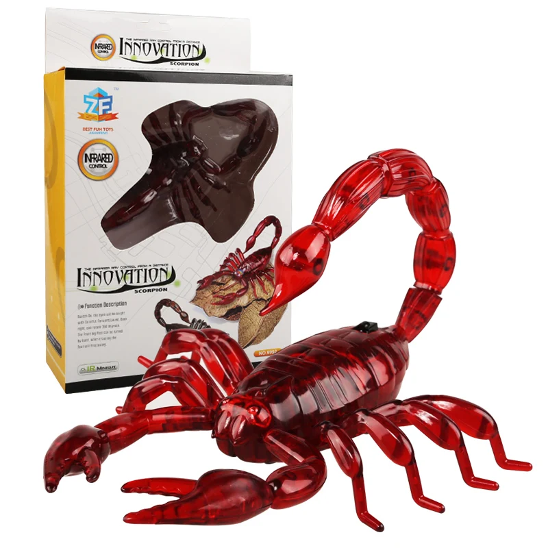 New Infrared Remote Control Animal Scorpion Model Spoof Smashing Toy