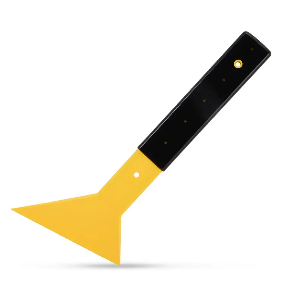 FOSHIO 32.7cm Handled Car Vinyl Wrap Squeegee Scraper Window Tint Tool Car Wrapping Household Cleaning Tool Glue Film Remover