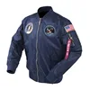 Autumn Apollo Thin 100th SPACE SHUTTLE MISSION MA1 Bomber Hiphop US Air Force Pilot Flight Korean College Jacket For Men ► Photo 1/6