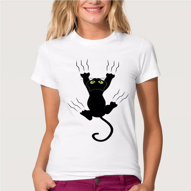 3D Lovely Cat Print T-shirt Size girt for Cat Lovers 2