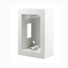 10pcs/pack White US/Italian 118 Type Mounting Box Internal Cassette Type Switch and Socket installing Wiring Back Box