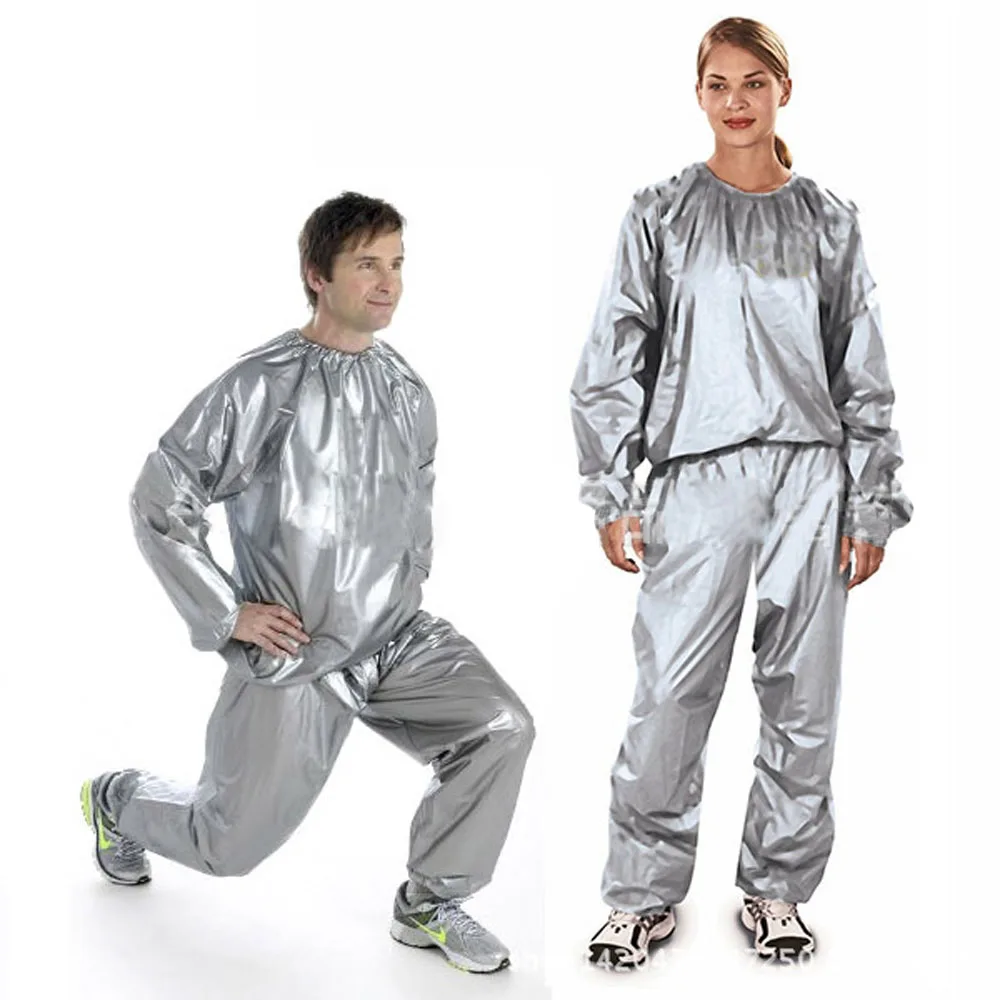 

Fitness Waterproof PVC Heavy Sauna Suit Sweat Clothes PVC Fitness Waterproof Sauna Suit for Gym Exercise Bodybuilding