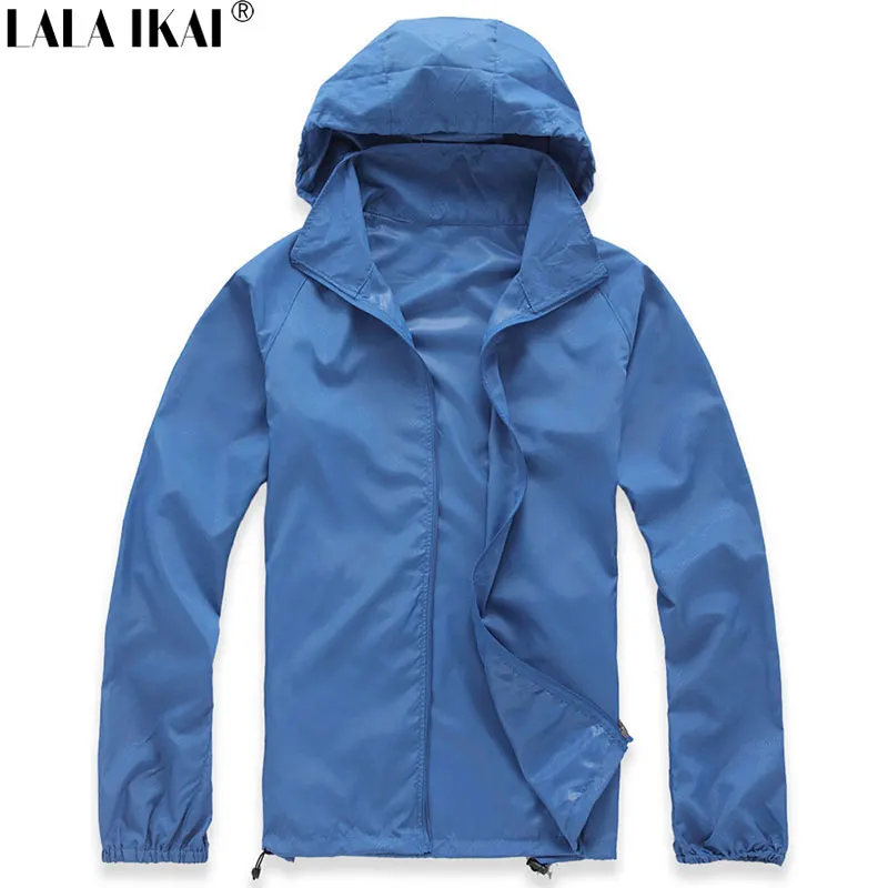 LALA IKAI Men&Women Quick Dry Skin Jacket Waterproof