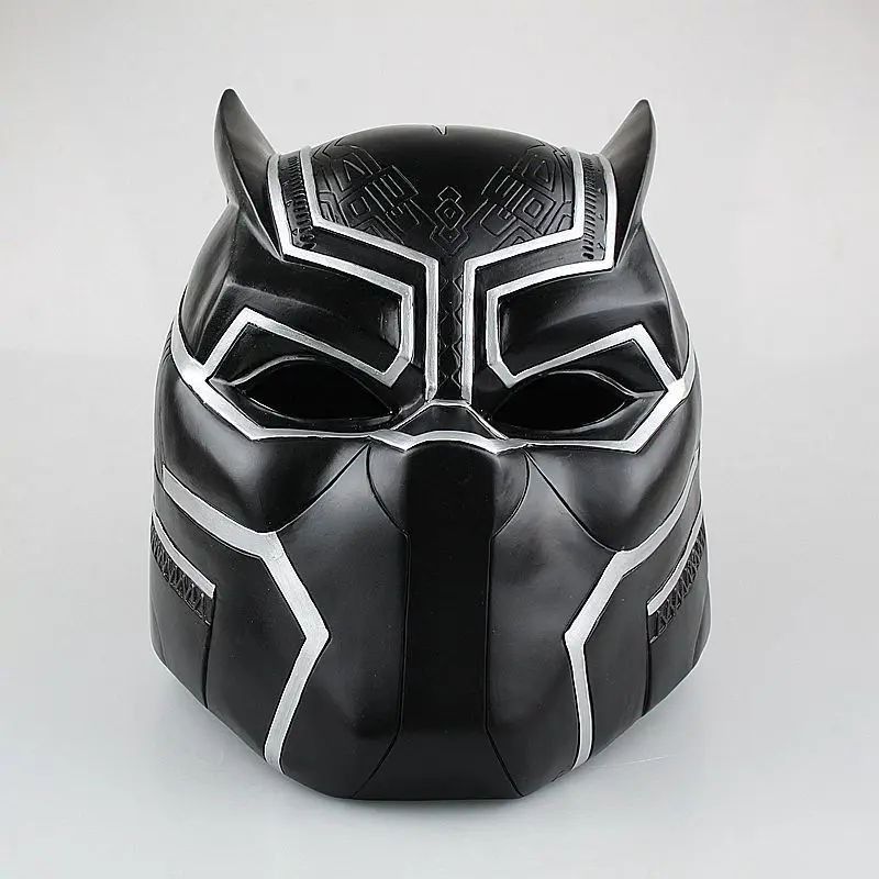 

Captain America Civil War 1/1 scale painted figure Hallowmas Cosplay Black Panther Helmet PVC ActionFigure Collectible Model Toy
