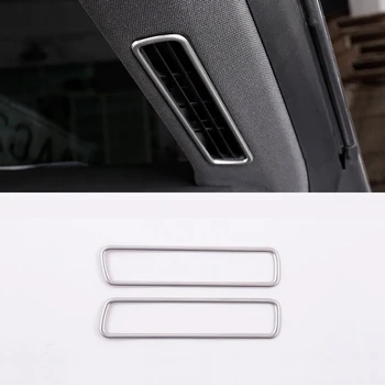 

For VW Volkswagen Arteon 2017 2018 Stainless Steel Interior Front A Pillar Air Vent Outlet Cover Trim 2pcs Car Styling