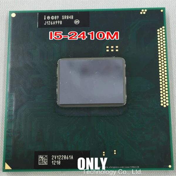 Процессор intel i5 2410M 2,6 GHz SR04B 2410 ноутбук процессор PGA 988