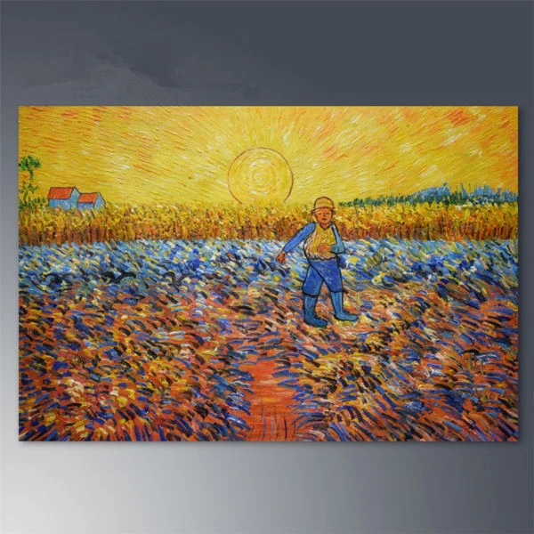 ハンドペイントキャンバス油彩画ゴッホ風景画抽象的な現代家の装飾壁アート画像有名な絵画 1 Painting Pakistan Painting Blackberrypaintings Tango Aliexpress