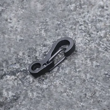 Online Außen EDC Werkzeug überleben Licht Schlüssel Kette Ring Schlüssel Fob Mit Mini Frühling Und EDCGEAR Schnalle Clip Schwarz Camping Ausrüstung Wandern