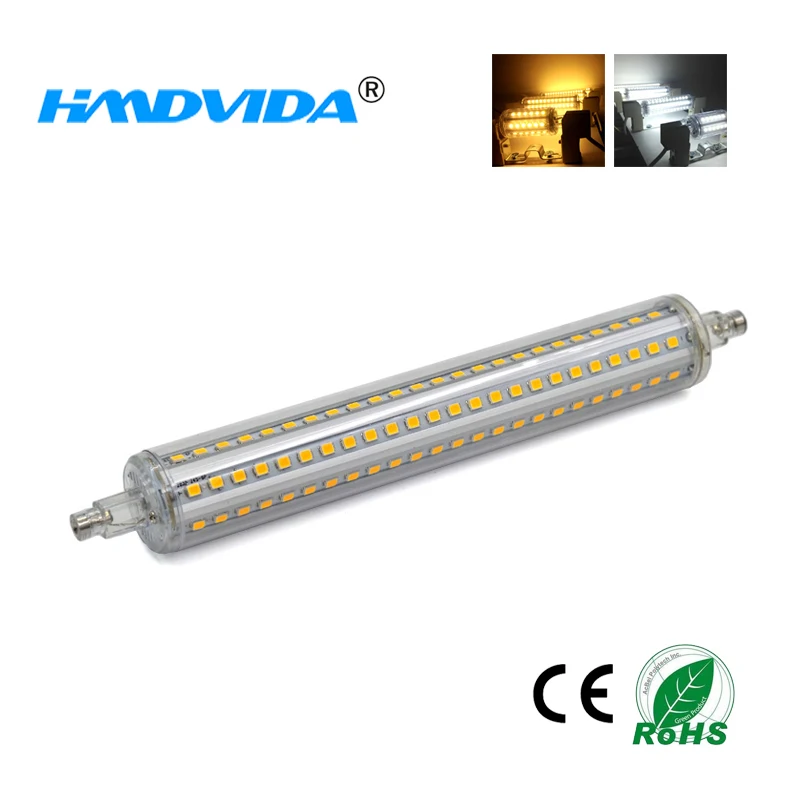 

HMDVIDA LED R7S 220V Lamp 36 72 90 144LEDs 110V Regulator Bulb Replace Halogen Outdoor Light