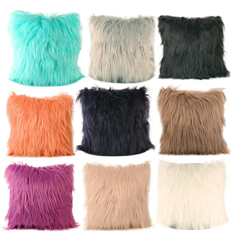 Plush Furry Pillow Cover Throw Pillow Case 45cm*45cm Pillowcase popular