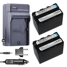 2 x 7200mAh NP-F960 Batteries NP-F970 Battery + DC Car Charger For Sony NP-F550 NP-F770 NP-F750 F960 F970 digital Camera 2 x 7200mAh NP-F960 Batteries NP-F970 Battery + DC Car Charger For Sony NP-F550 NP-F770 NP-F750 F960 F970 digital Camera