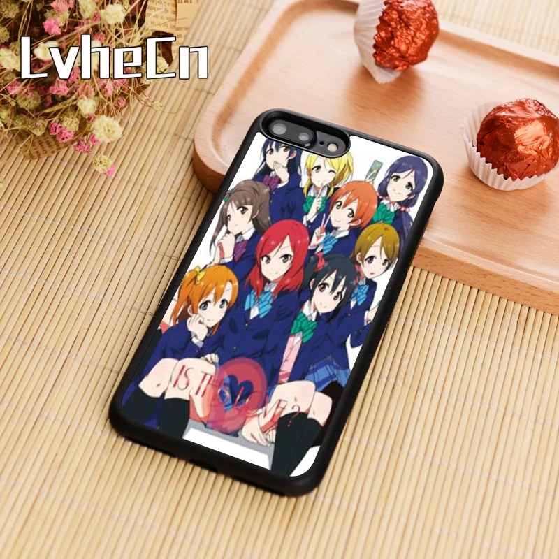 LvheCn Love Live School Idol anime Phone Case Cover For iPhone 5s SE 6 6s 7 8 plus 10 X Samsung Galaxy S6 S7 edge S8 S9 |