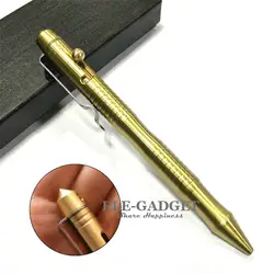 Новый Портативный латунь Тактический Ручка Самообороны поставляет аварийного Стекло выключатель EDC инструмент шариковая ручка
