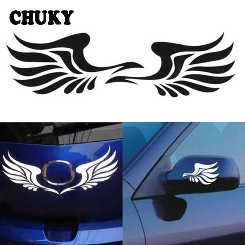 Auto Motorcycle Rearview Mirror Decor Wings Car Sticker for Peugeot 307 207 508 208 406 2008 Lada Vesta Granta Priora Kalina | Автомобили