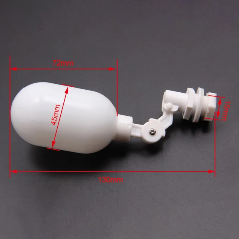 New Aquarium Float Ball Valve Shut off Automatic Fill Feed Fish Tank Water Osmosis System Adjustable Mini Float Balls Valve