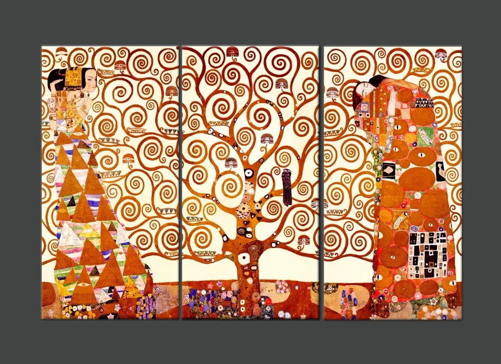 3 шт. настенные картины на холсте Древо жизни|tree of life canvas|decorative picturespicture wall |