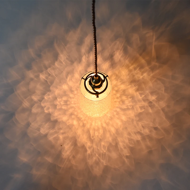 Glass Pendant Lamp Loft Vintage Light Fixtures LED Hanging Lamp Bedroom Pending Lighting Hanglampen Nordic Lamps Luminaires
