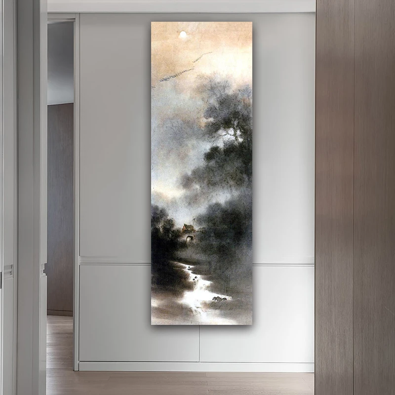 

DIY colorings pictures by numbers with Chuseok wild goose picture drawing painting by numbers framed Home