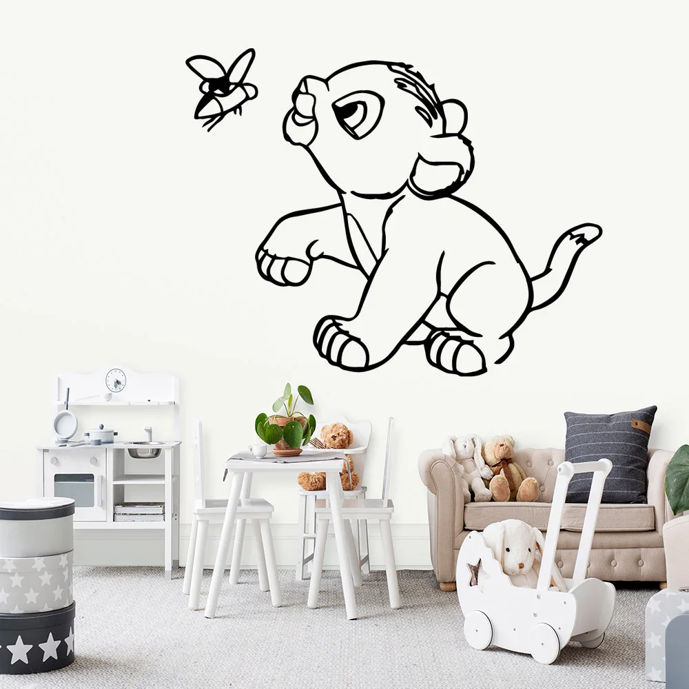 

Modern Custom Name Waterproof Wall Stickers Home Decor For Children's Room Wall Decal Home Decor