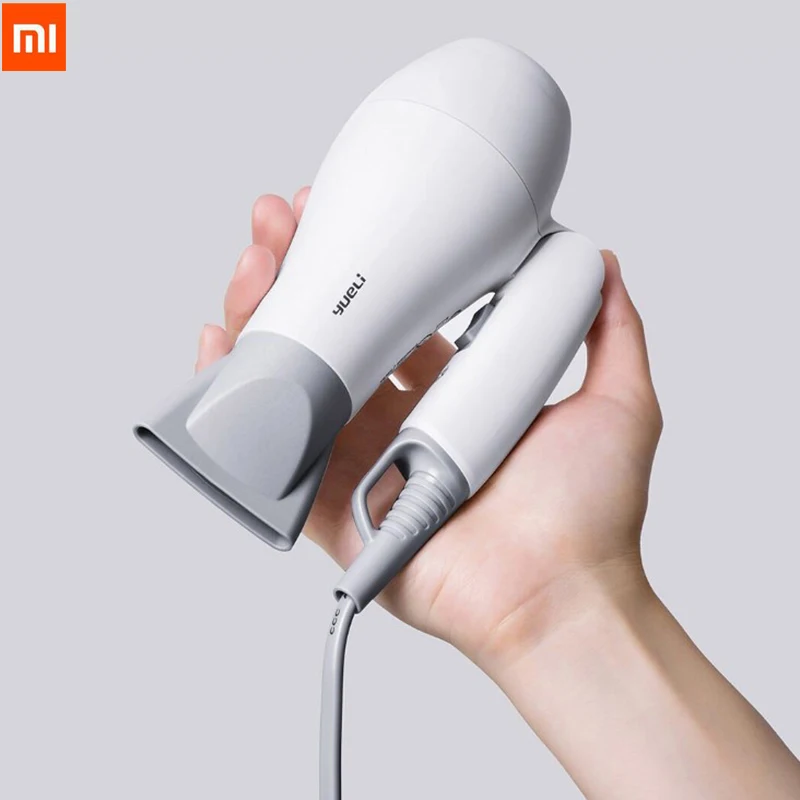 

Original Xiaomi Yueli Portable Hair Dryer Professional 1200W Hairstyling Tools 110-220V Hairdryer Blow Dryer Travel Household