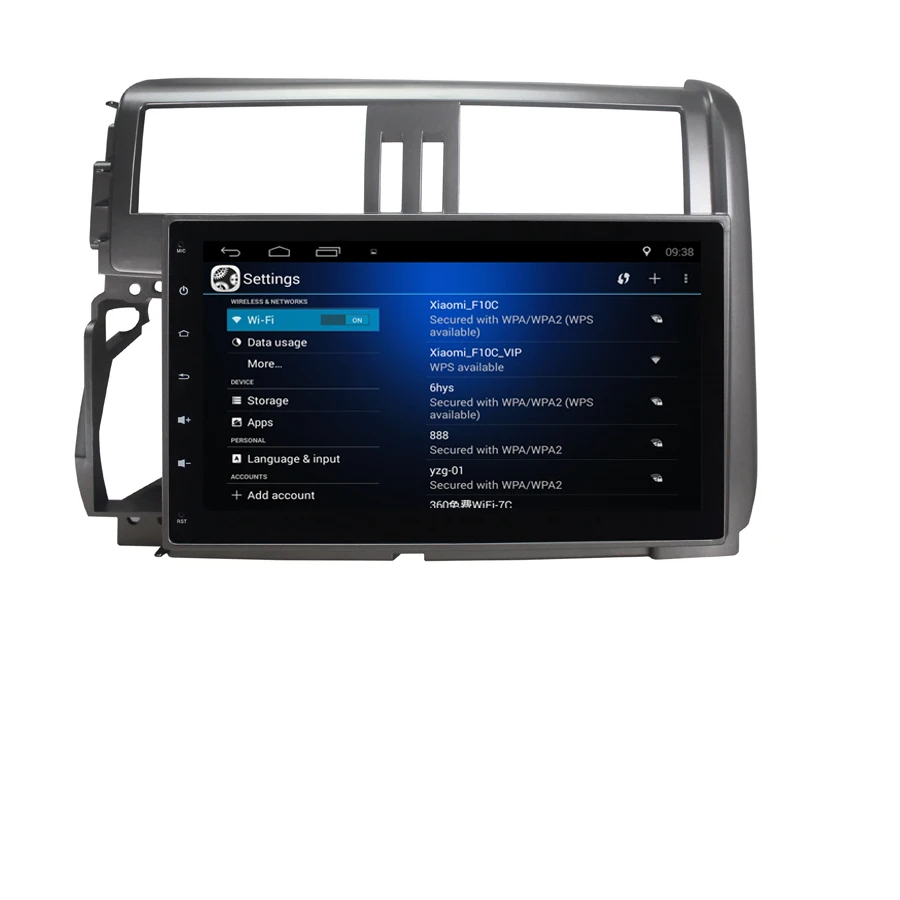 

Free shipping Elanmey 9" android 8.1 car multimedia for Toyota Prado 2009 navigation gps stereo autoradio headunits FM BT player
