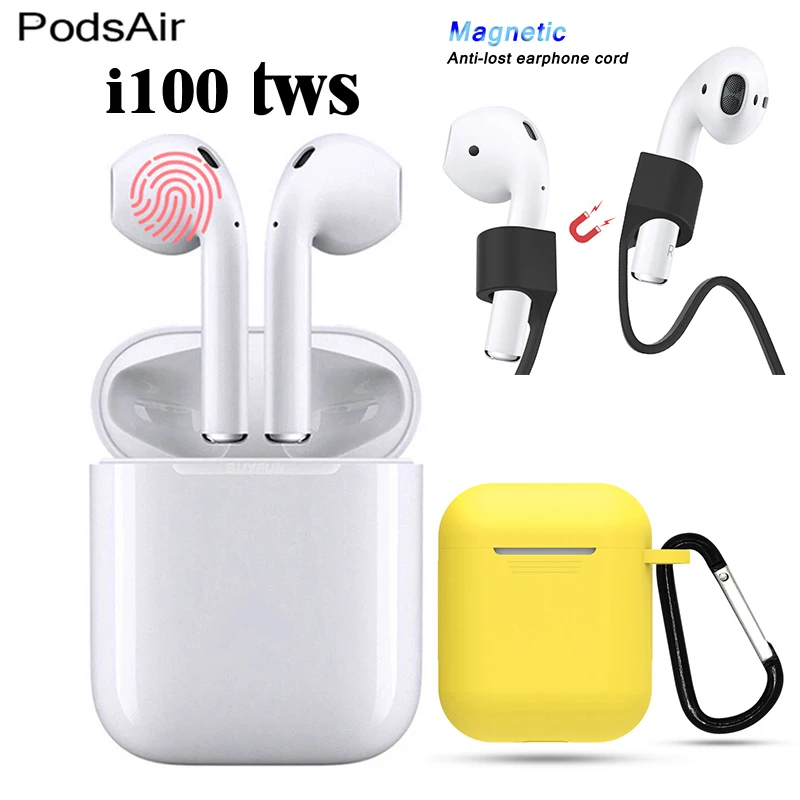 

i100 tws wireless Bluetooth Bluetooth 5.0 touch headset fit bit pk i18tws xy pods free shipping ear