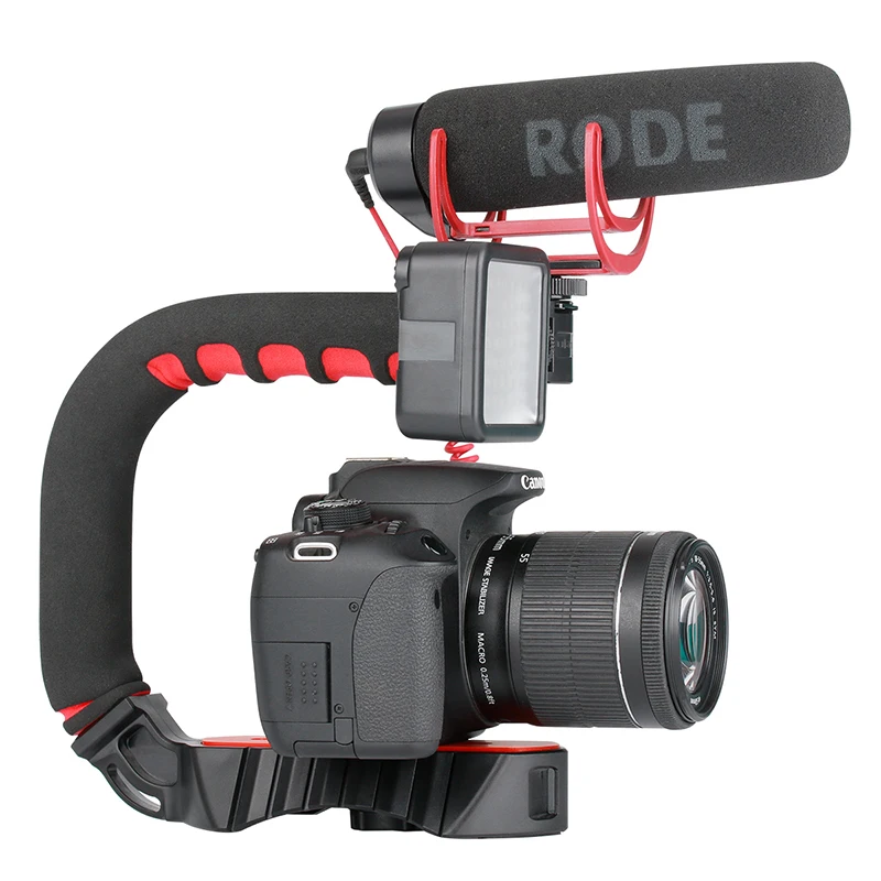 Ulanzi U-Grip Pro тройное крепление для холодного башмака Ручка Рукоятка Vlog камера видео Риг аксессуары для Nikon Canon sony DSLR мобильный телефон