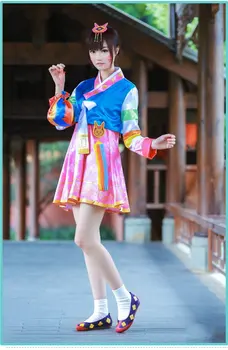 

Game Cosplay Costumes Dva Hanbok Dress Adult Clothes Halloween Costumes For Women