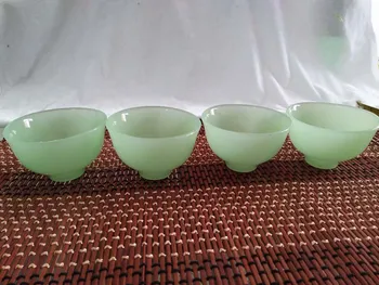 

High grade coloured glaze tea set, a bowl for sending gifts to friends and family