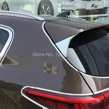 For KIA Sportage 2016 2017 abs chrome exterior trim rear window cover back window wing frame not for car style Sportage EX