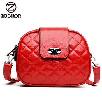 

2019 high quality leather lattice multi-layer Women Messenger Bag Small Shoulder Bag Brand brand Luxury crossbody Bag Sac a mian