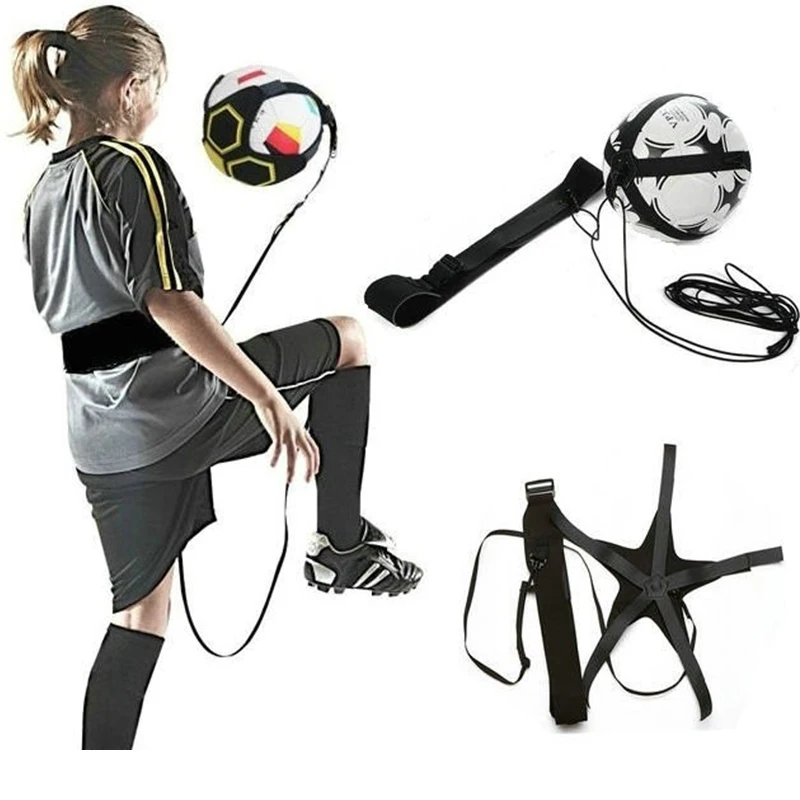 Soccer Ball Juggle Bags Children Auxiliary Circling Belt Kids Football