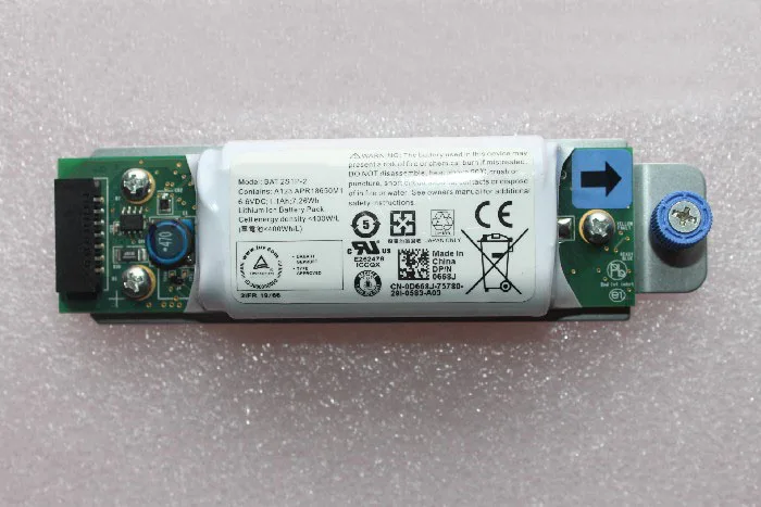 Оригинальный контроллер батареи 0D668J BAT 2S1P 2 для MD3200/3220/3200I|batteries batteries|battery battery