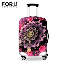 FORUDESIGNS/3D цветочный принт водонепроницаемый пылезащитный дождевик для 18-30 дюймов чемодан защитная крышка багажника Аксессуары для путешествий
