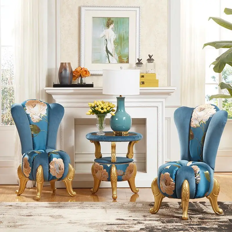 ProCARE Unique design bumpkin coffee table set blue-1  