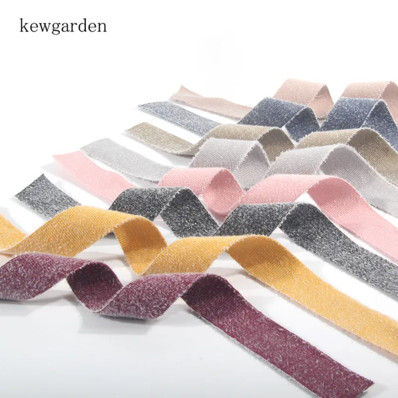 Kewgarden лента ручной работы плюшевая горизонтальная полоса 16 мм 1 дюйм 25 DIY бант