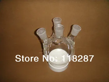 

1000ml,24/29,4-necks,Round bottom Glass Flask,1L,lab glassware flask