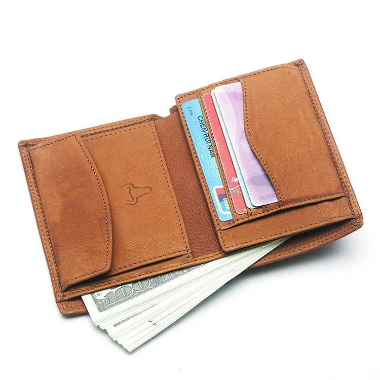 HOT Mens Leather Casual Credit Card Case ID Cash Coin Holder Small Wallet Slim Organizer Coin ...