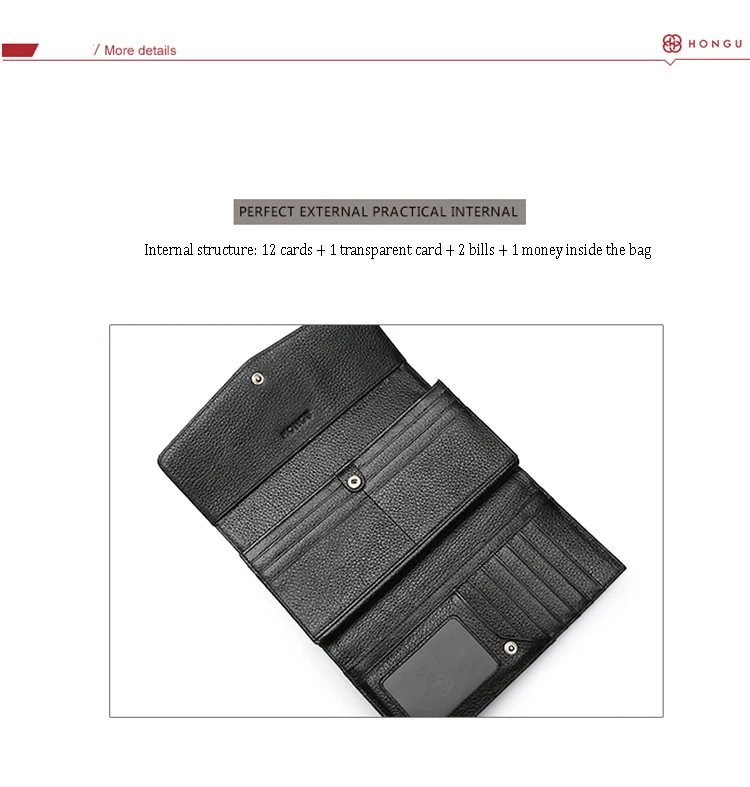 Fashion luxury Long Women Wallets Coin Pocket Multi-function Hand bag Bifold Hasp Female Dollar Bag Girl Natural Genuine Leather  616