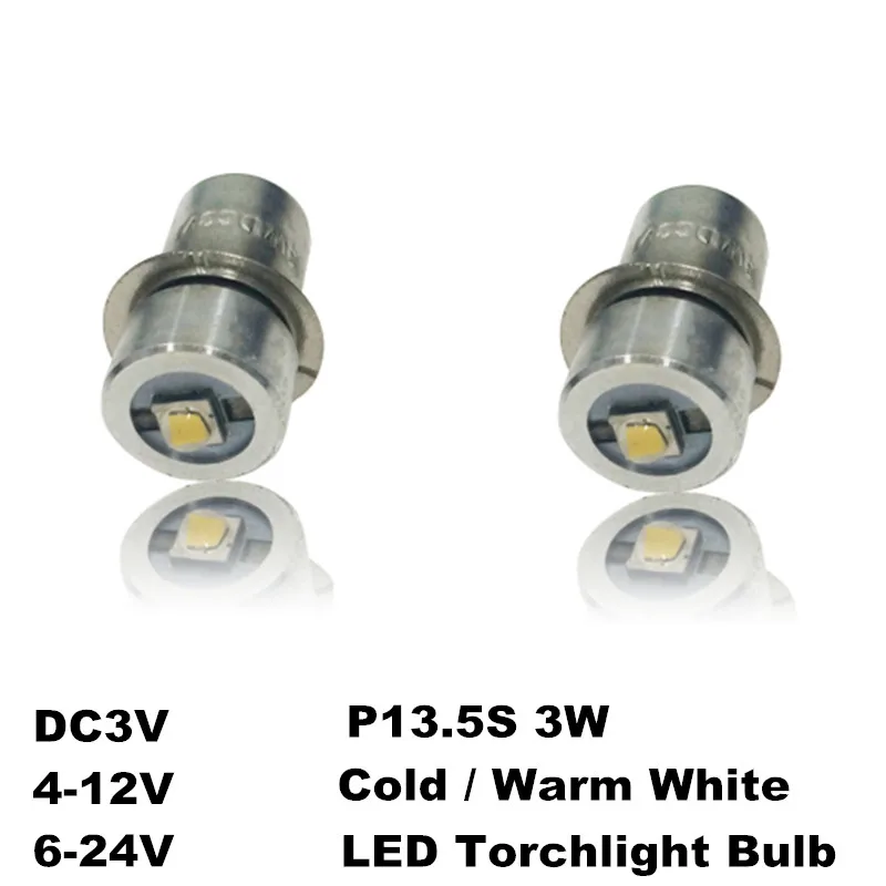 3W P13 5S LED Updated Replacement Bulbs For Flashlight CREE XPG2 Chips Led Conversion Kit for