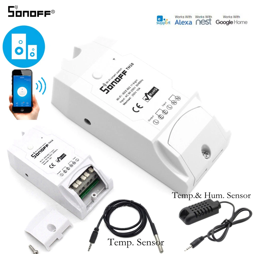 sonoff th16 google home